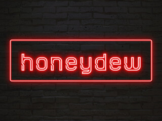 honeydew のネオン文字