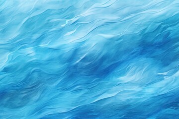 Azure Flux: Abstract Blue Wave Texture - Unique Digital Image
