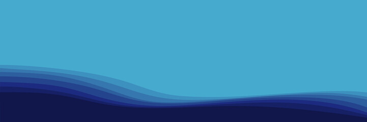 abstract blue color gradient simple graphic wave motion graphic vector design illustration good for wallpaper, backdrop, background, web banner, and design template