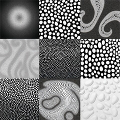 swirl geometry repeat dot ink tile sketch textile doodle ornament wave artistic graphic grunge