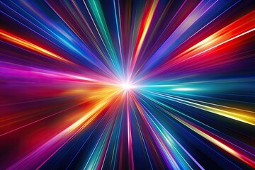 Colorful Core: Striped Light Abstract Background