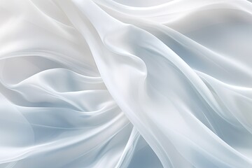 Crystal Cascade: Abstract Soft Waves of Fabric Background