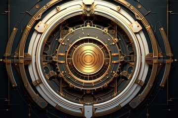 Geometric Genesis: Futuristic Circular Concentric Structures Unveiled