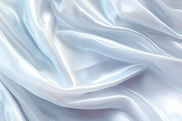Icy Glow: White Gray Satin Texture Background