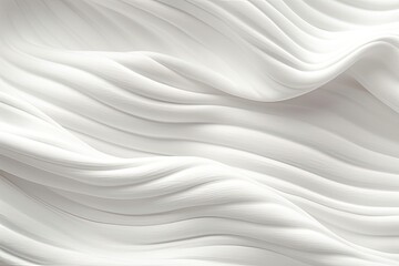 Ivory Illusion: Abstract White Fabric Texture