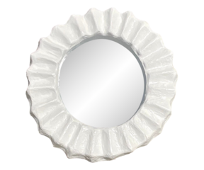 Image of Classic Vintage Sunburst Circle Mirror