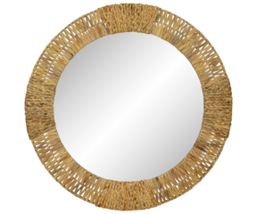 Image of Classic Vintage Sunburst Circle Mirror