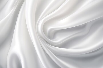 Moonbeam Material: White Gray Satin Texture Silk Background with Soft Blur Pattern