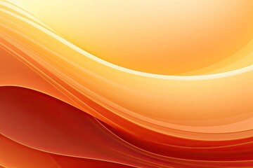Obraz premium Orange Geometric Background: Abstract Curved Lines Motion