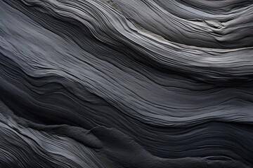 Onyx Ebb: Black Beach Sand Texture - Captivating Image
