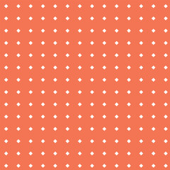 modern simple vector abstract seamlees white color rectangle check pattern on peach color background