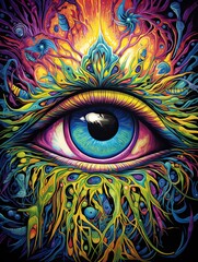 Psychedelic Eyes: Transforming Perception through Artistic Vision
