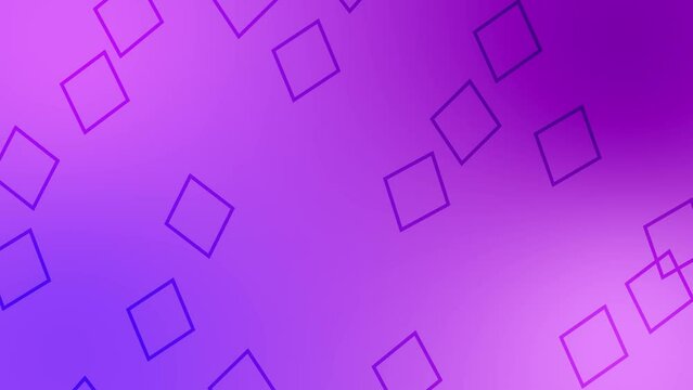 CG of purple background including rhombus shaped object