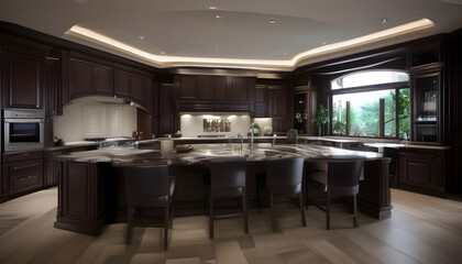 interior of a kitchen