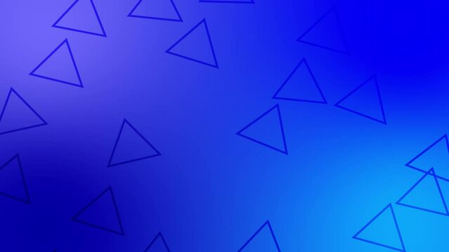 CG of blue background including triangle shaped object