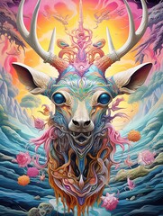 Psychedelic Surrealism: A Kaleidoscopic Fusion of Art and Imagination
