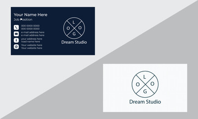 
A vector template design business card set with geometric shapes .Best for business proposal, marketing. Template is ready for print.
