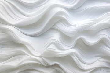 Weaving Waves: Abstract White Fabric Texture with Soft Motion