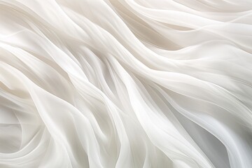Whirlwind White: A Serene Tapestry of Soft Wave Cloth Background