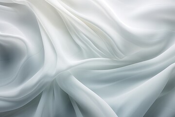 Whisper of Waves: Soft Movement on Abstract Cloth Background