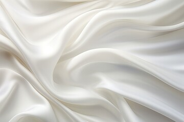 Obraz premium Whisper White Cloth Background: Gentle Waves of Tranquility