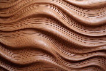 Obraz premium Wood Wave: Curved Wall Texture Background Image