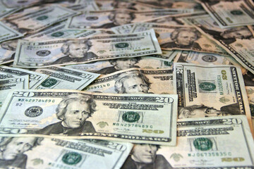 USA Currency Money Twenty Dollar Cash