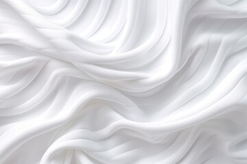 Woven Waves: Abstract White Cloth Background