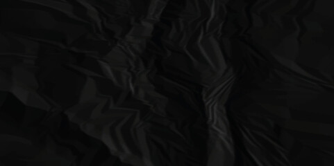 Dark black crumpled paper texture. black wrinkled paper texture. Black paper texture. Black crumpled and top view textures can be used for background of text or any contents.