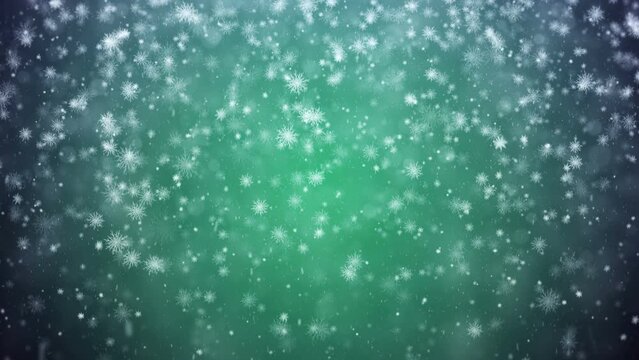 Winter Christmas background, falling snowflakes
