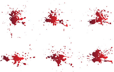 Seamles set of blood vector design