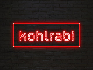 kohlrabi のネオン文字