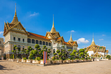 Chakri Maha Prasat, Grand Palace, located in bangkok city, thailand
