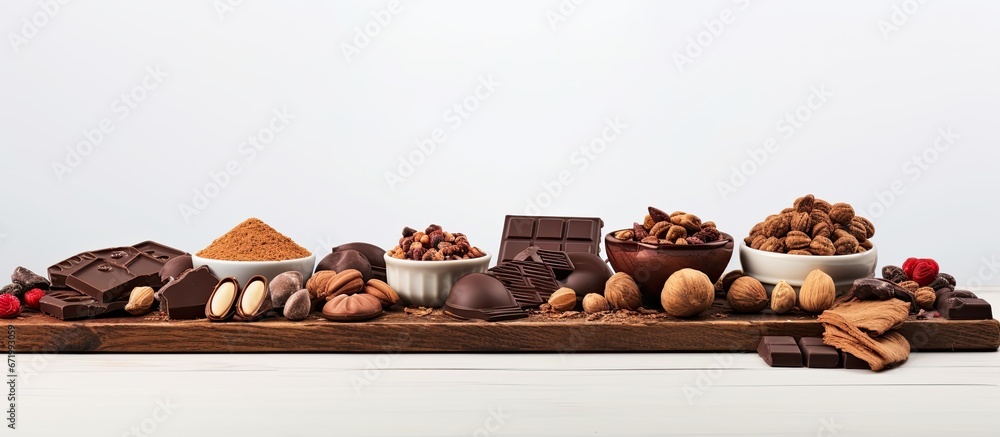 Poster An assortment of chocolate goods suited to all palates