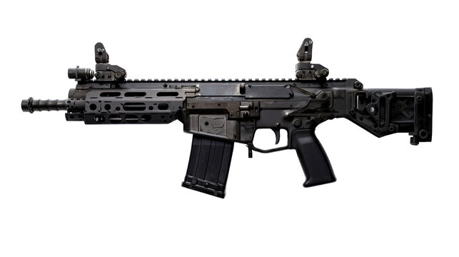 Assault Rifle Isolated