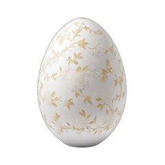 Easter Eggs White or transparent background Generative AI