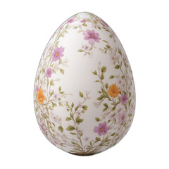 Easter Eggs White or transparent background Generative AI