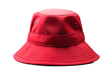 Fototapeta premium red cap isolated on white