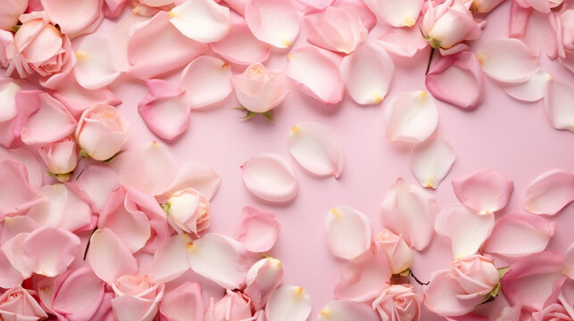 pink rose petals HD 8K wallpaper Stock Photographic Image 