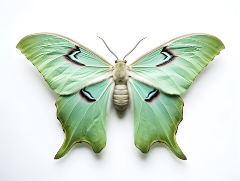 Abstract of a Luna moth. Use it to make postcards, posters, logos, brochures, stickers.
Illustration.