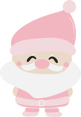 Pink Christmas Illustration stickers