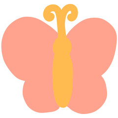 illustration depicting a butterfly with vibrant colors 