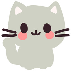 illustration showcasing a cute cat