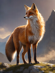 fantasy fox pictures Created by artificial intelligence