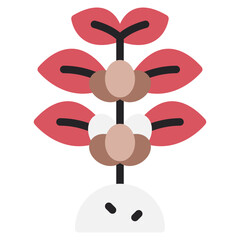 Fototapeta premium Coffee Plant Icon