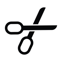 Scissors icon design, illustration design