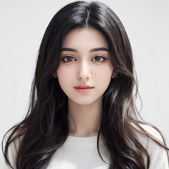 Naklejka premium Girl's Portrait