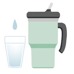 illustration of a cup