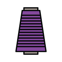 Thread bobbin icon design, illustration design