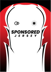Free vector soccer jersey design for sublimation